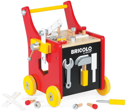 Janod Redmaster Magnetic DIY Trolley - J06493