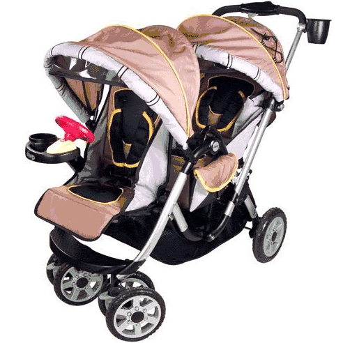 Jeep Tandem Traveler Stroller JT007-XEY - JT007-XEY