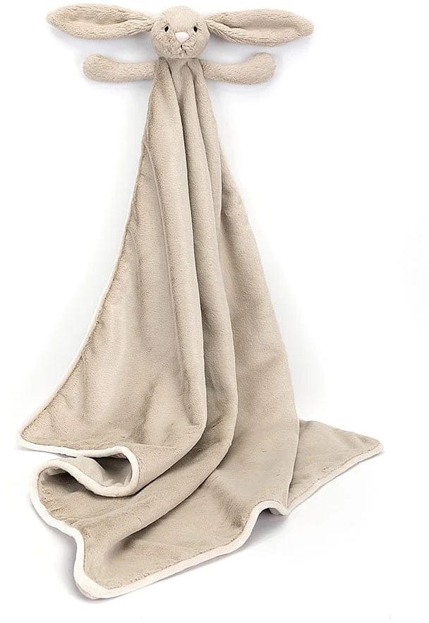 Jellycat Bashful Beige Bunny Blankie, 28" - BLNK4B