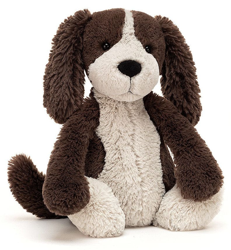 Jellycat Bashful Fudge Puppy, 7" - BASS6SPAN