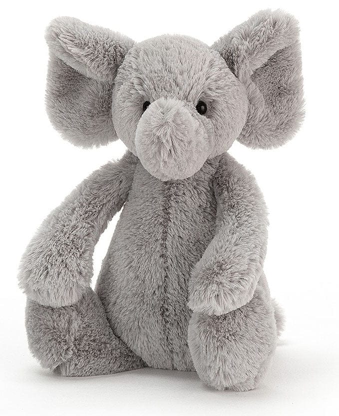 Jellycat Bashful Grey Elephant, 7"