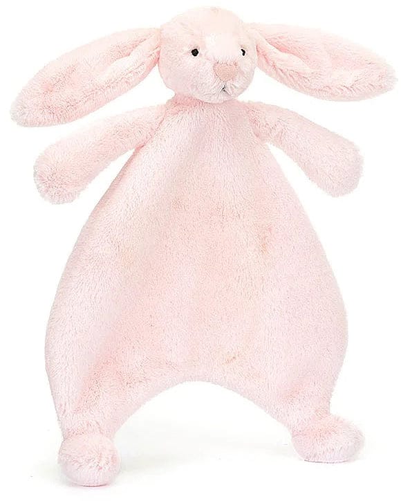 Jellycat Bashful Pink Bunny Comforter, 11"