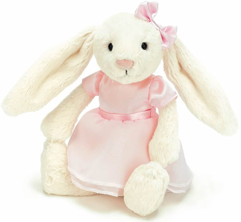 Jellycat Bella Bunny Ballerina, 9" - BAD3BA