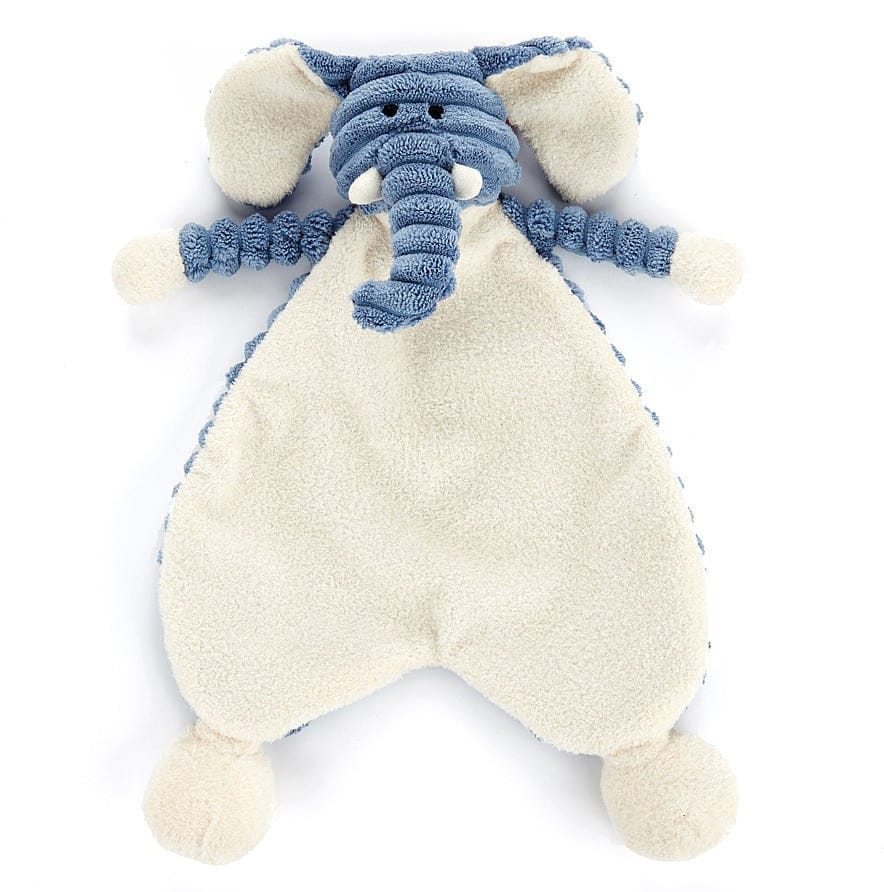 Jellycat Cordy Roy Baby Elephant Comforter, 9" - SRS4EL