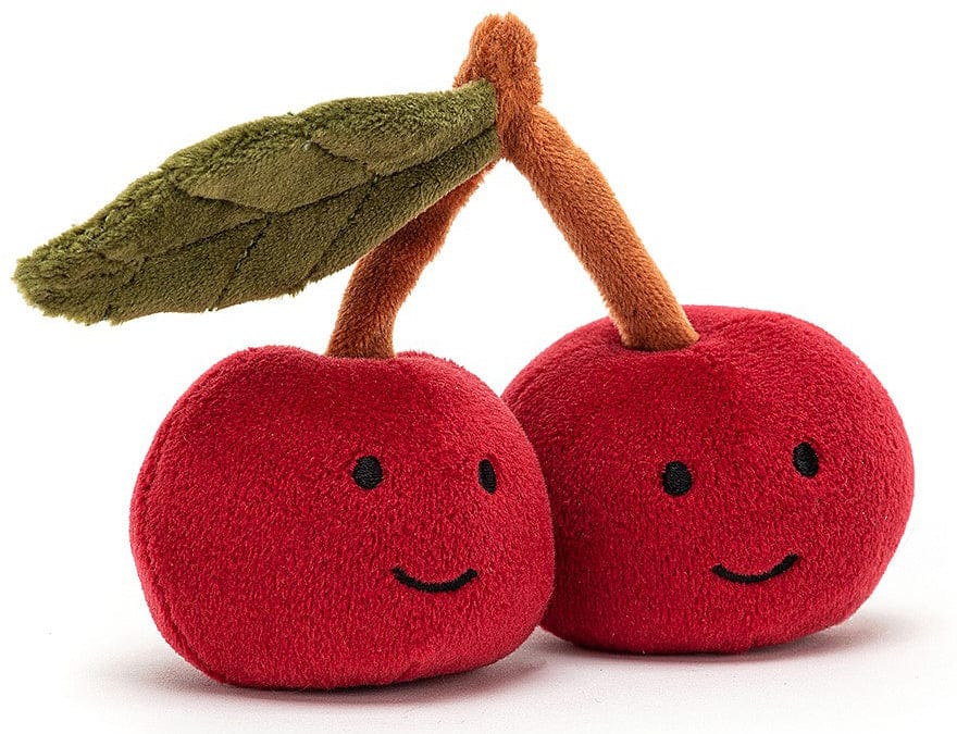 Jellycat Fabulous Fruit - Cherry, 4" - FABF6C