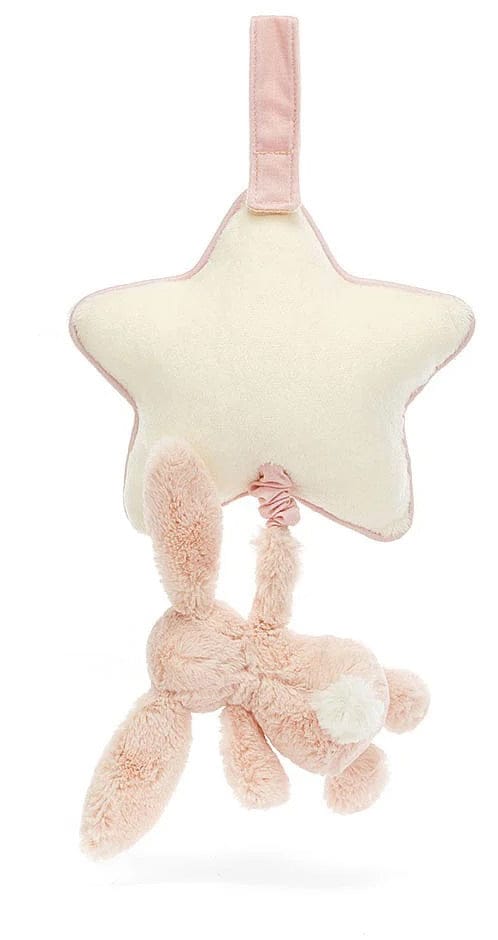Jellycat Musical Pull Bashful Blush Bunny - MP4BLU
