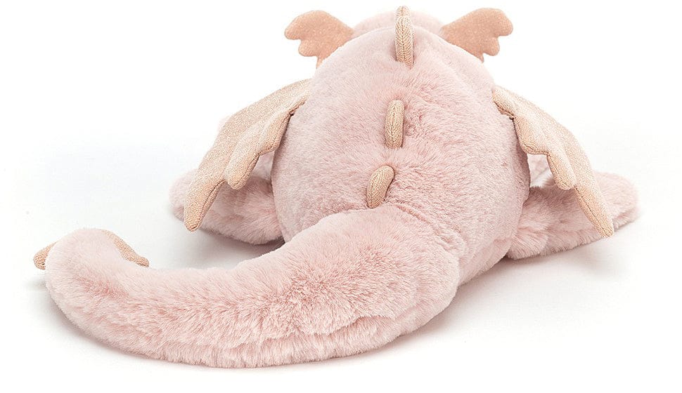 Jellycat Rose Dragon Medium, 20" - ROSE2DD