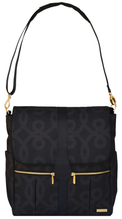 JJ Cole Backpack Diaper Bag - Black & Gold - J00540
