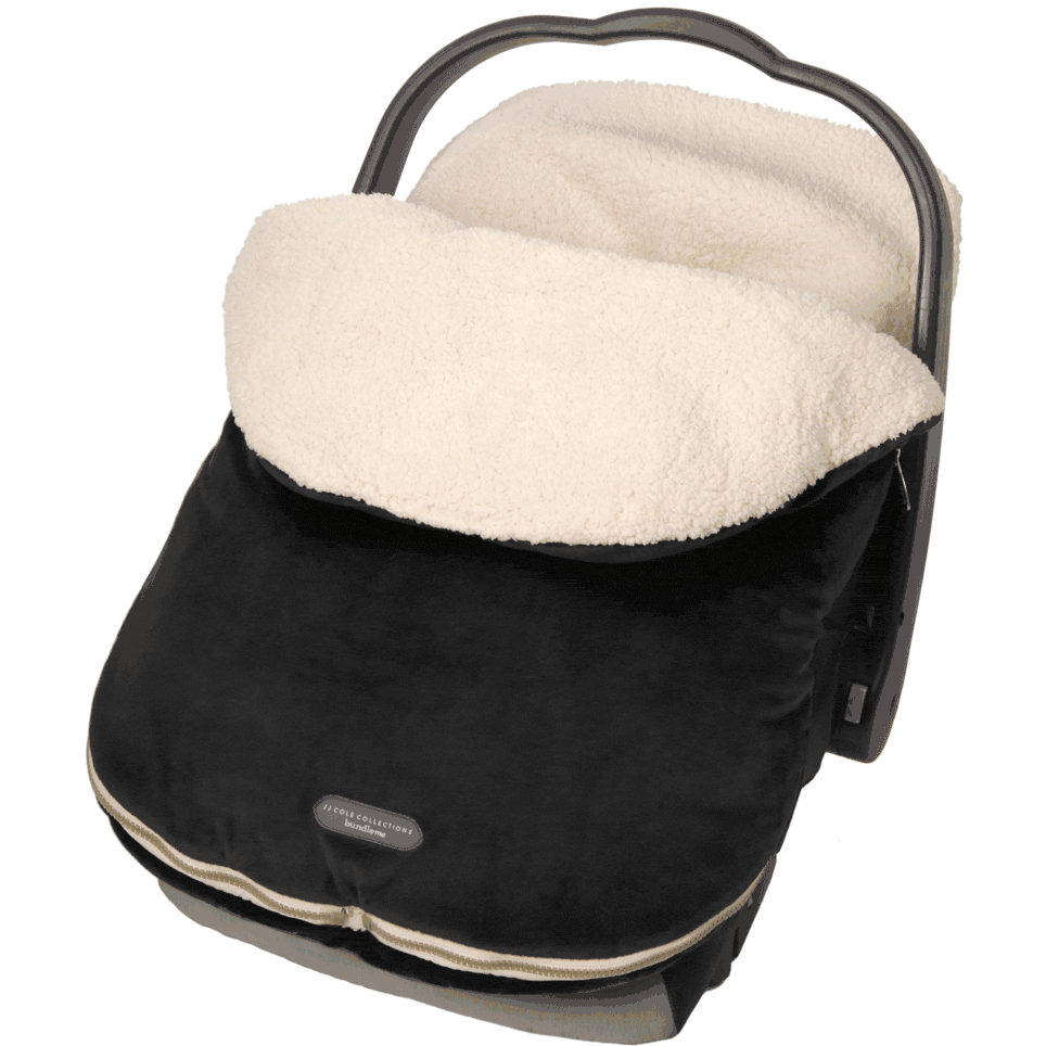 JJ Cole Bundleme Original Infant w/ Thermaplush - Black - JBMOB
