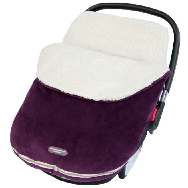 JJ Cole Bundleme Original Infant w/ Thermaplush - Eggplant - JBMOL