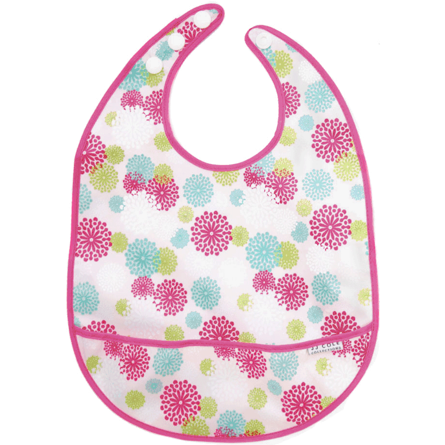 JJ Cole Large Bib - Pink Blush