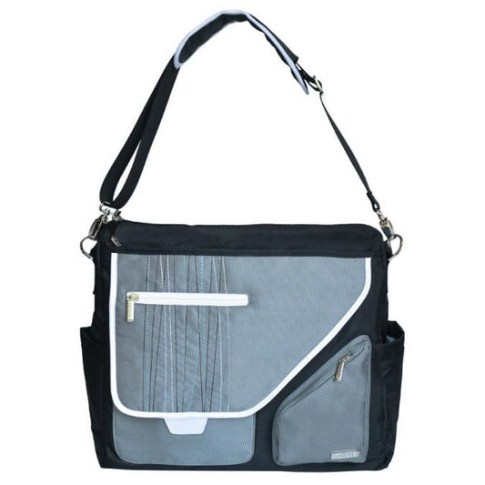 JJ Cole Metra Diaper Bag - Black Stitch - J00401