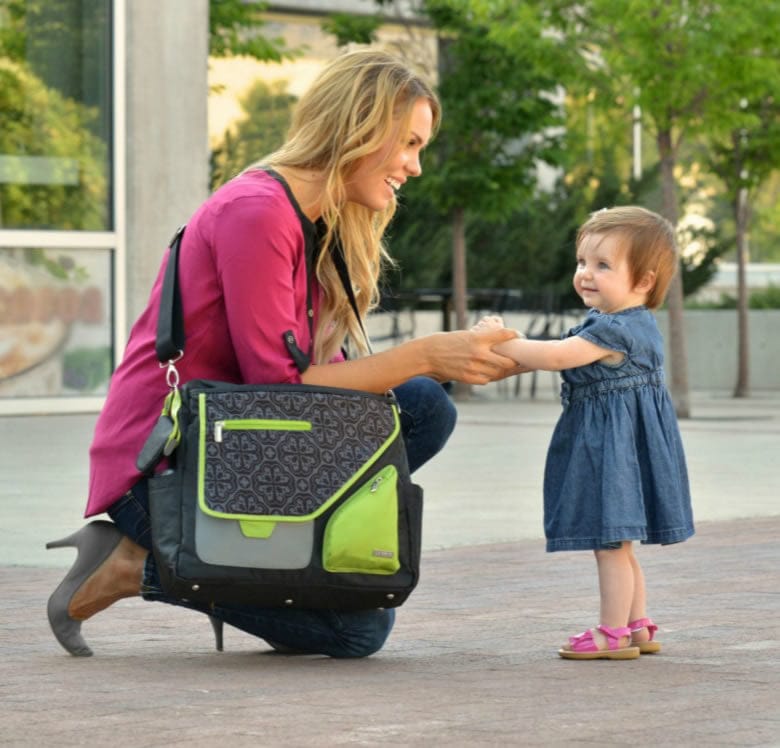 JJ Cole Metra Diaper Bag - Midnight Clover - J00404