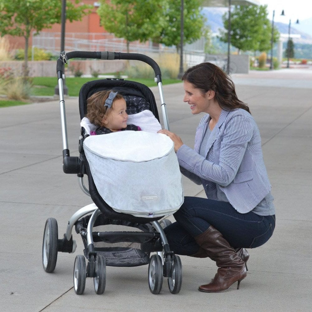 JJ Cole Muslin Bundleme - Gray Stitch - J00495