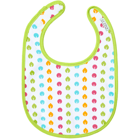JJ Cole Soft Bib Bright Leaves - FBSBL