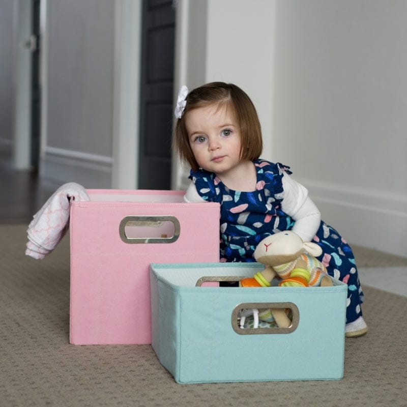 JJ Cole Storage Box 6.5" - Blue Heather - JDSBH