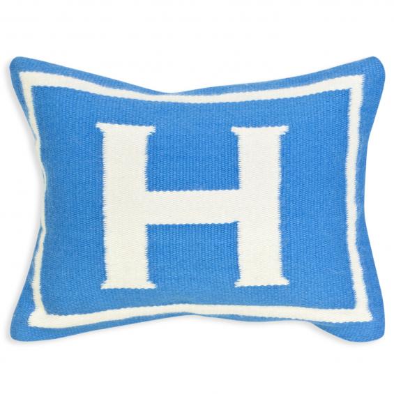 Jonathan Adler Junior Letter H Pillow in Blue - 23478