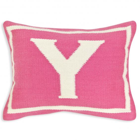 Jonathan Adler Junior Letter Y Pillow in Pink - 23590