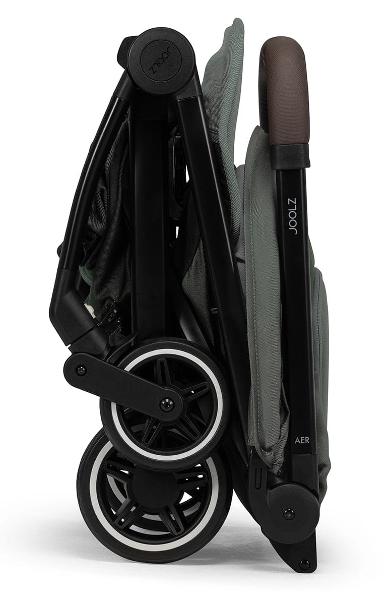 Joolz Aer+ Lightweight Compact Stroller + Bassinet Bundle - Mighty Green - 310114-310396