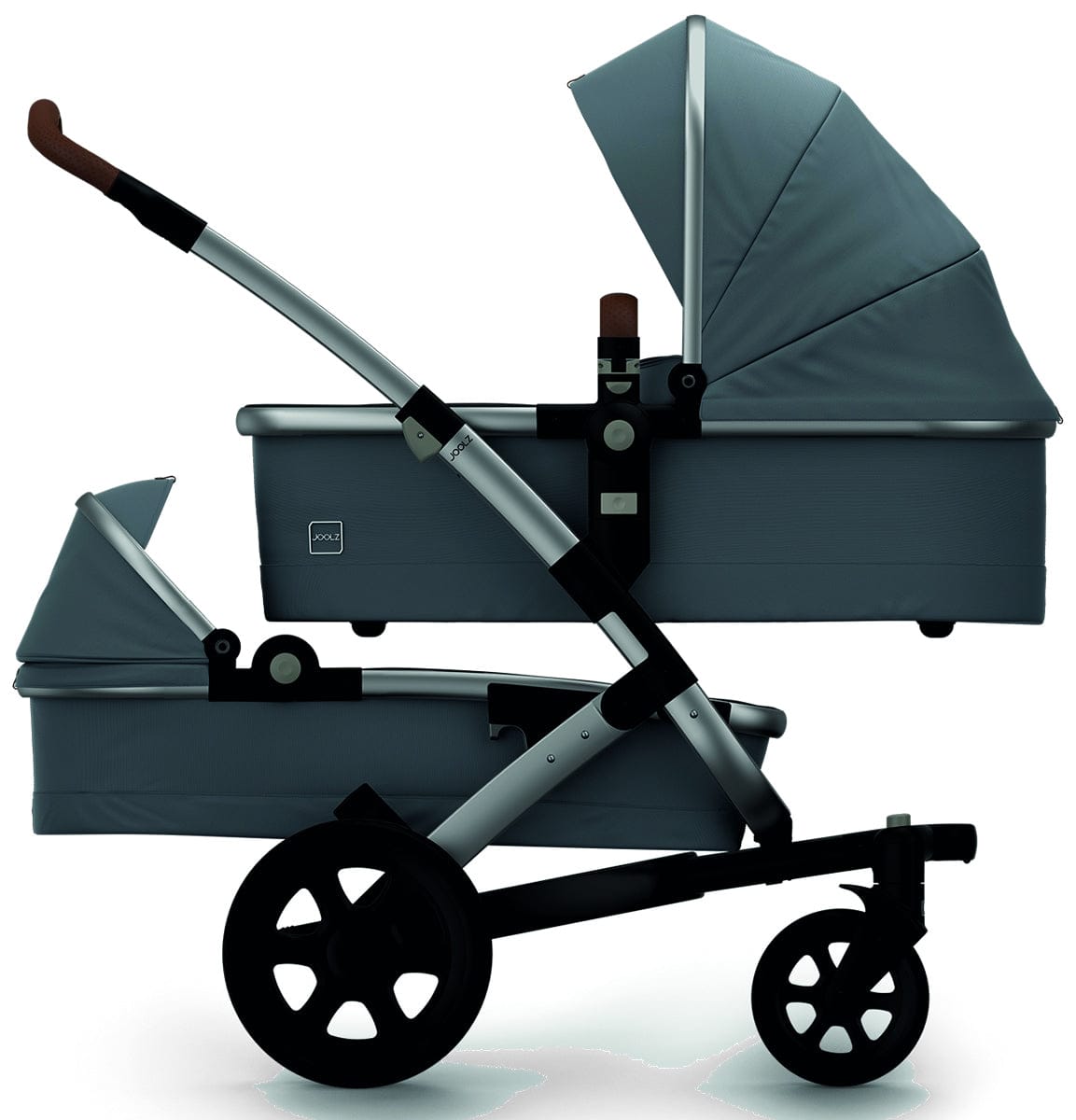 Joolz Geo 2 Earth Twin Stroller - Hippo Grey - BNDL-422003