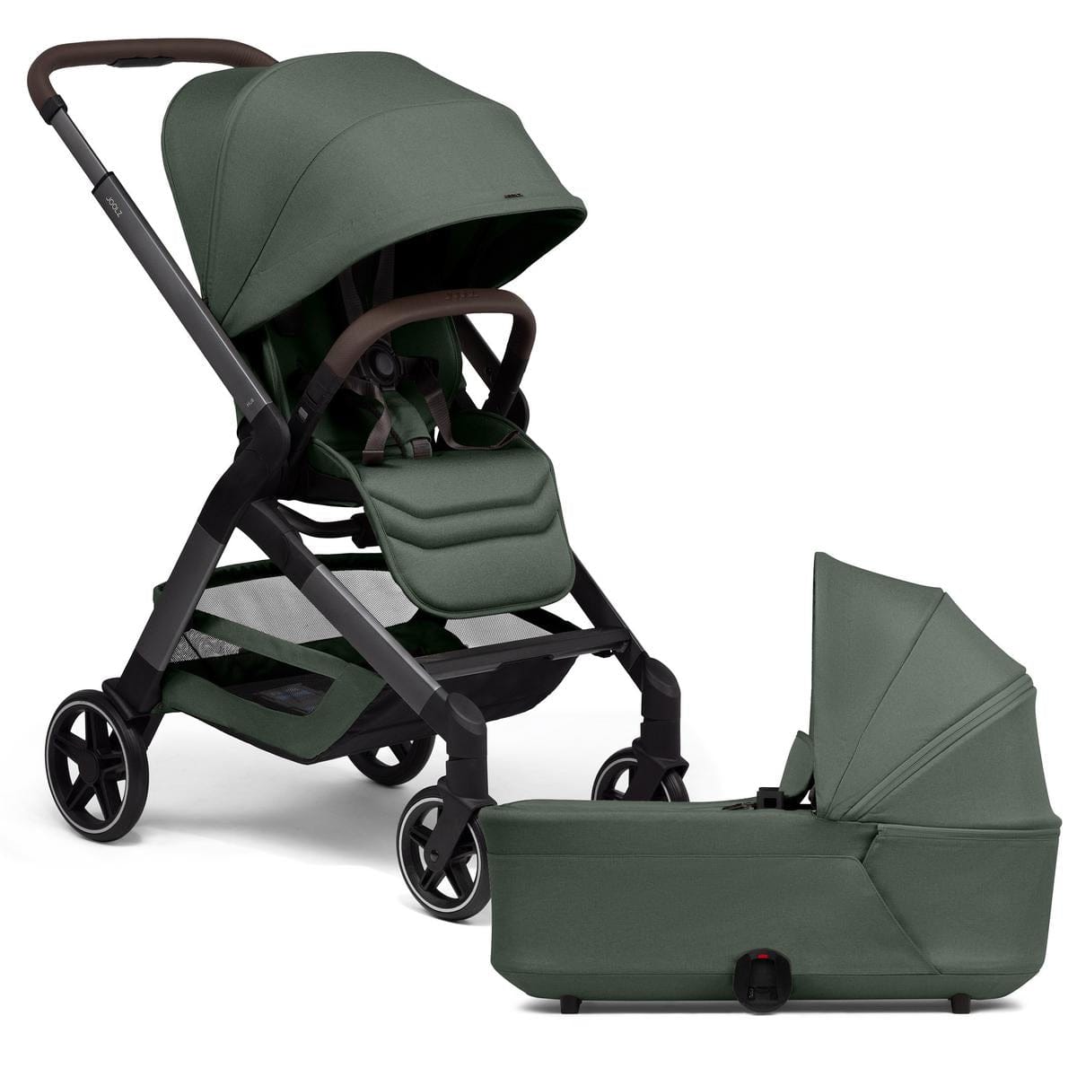 Joolz Hub² Lightweight Stroller with Carry Cot Forest Green