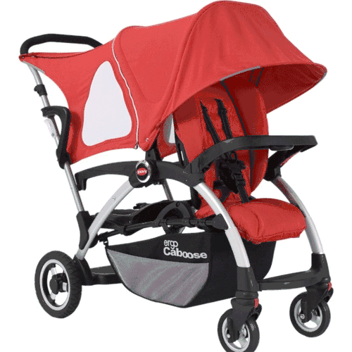 Joovy Ergo Caboose Deluxe Fleece Package in Red - 961