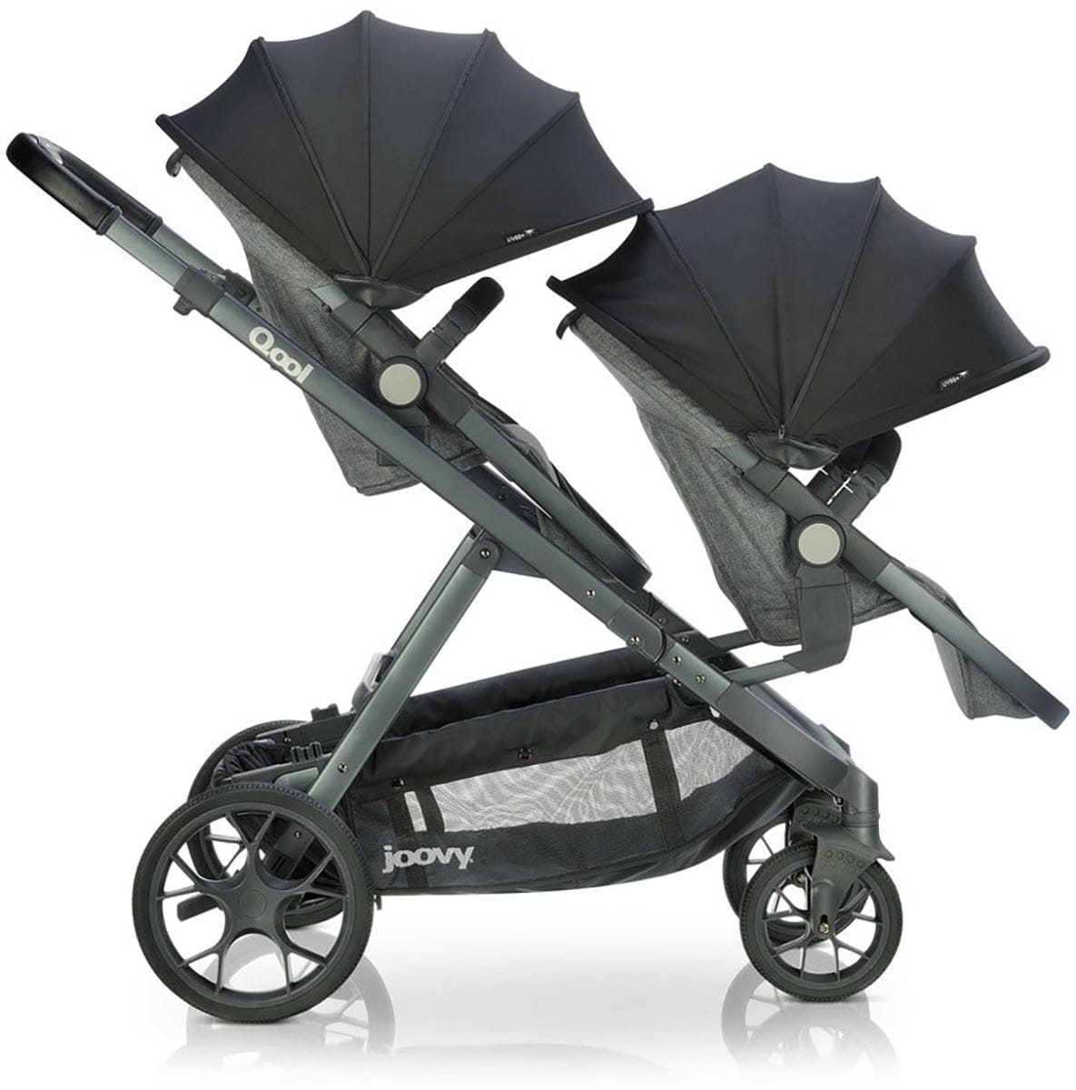 Joovy Qool Second Seat - Grey Melange - 9079-J