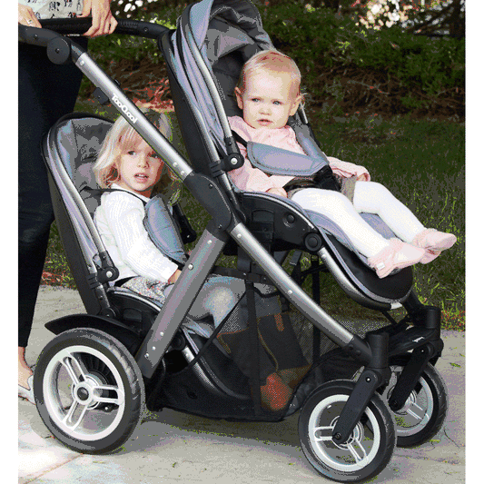 Joovy TooQool Double Stroller in Charcoal - 8019