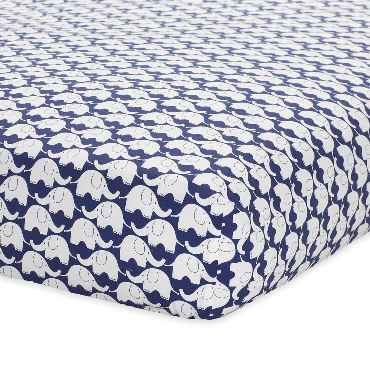 Just Born Crib Sheet - Navy Elephant - 31310113BBY1OSZ