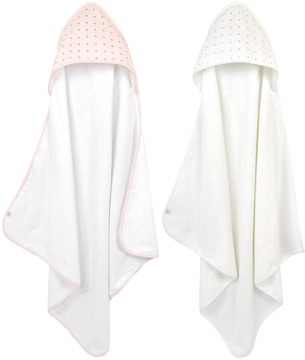 Just Born Hooded Towel Set, 2-Pack - Pink/White - 56703213NGRLOSZ