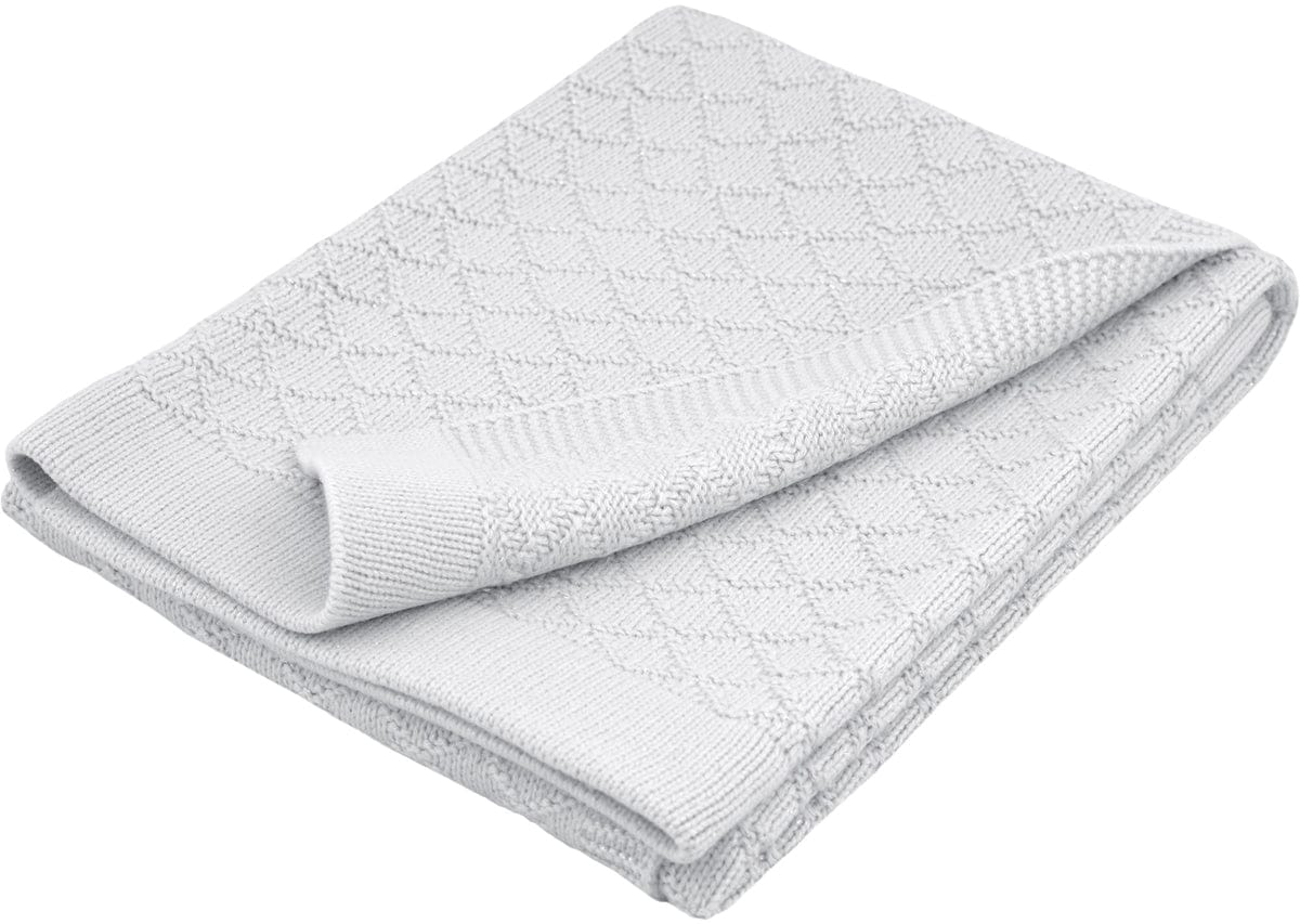 Just Born Sparkle Chevron Sweater Knit Stroller Blanket - Gray - 22266148210