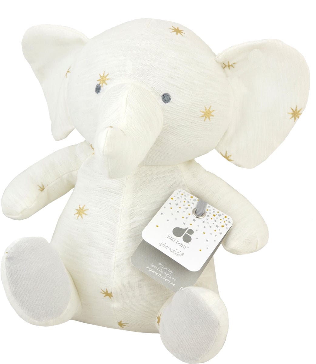 Just Born Sparkle Knit Plush Toy, Sunburst Elephant - Ivory - 96107113NNE1OSZ
