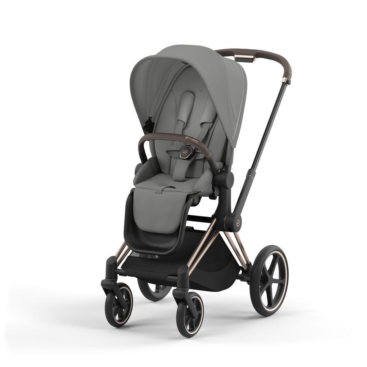 Cybex OPEN BOX Priam 4 Stroller (One Box) - Rose Gold / Mirage Grey - 523001599-OB