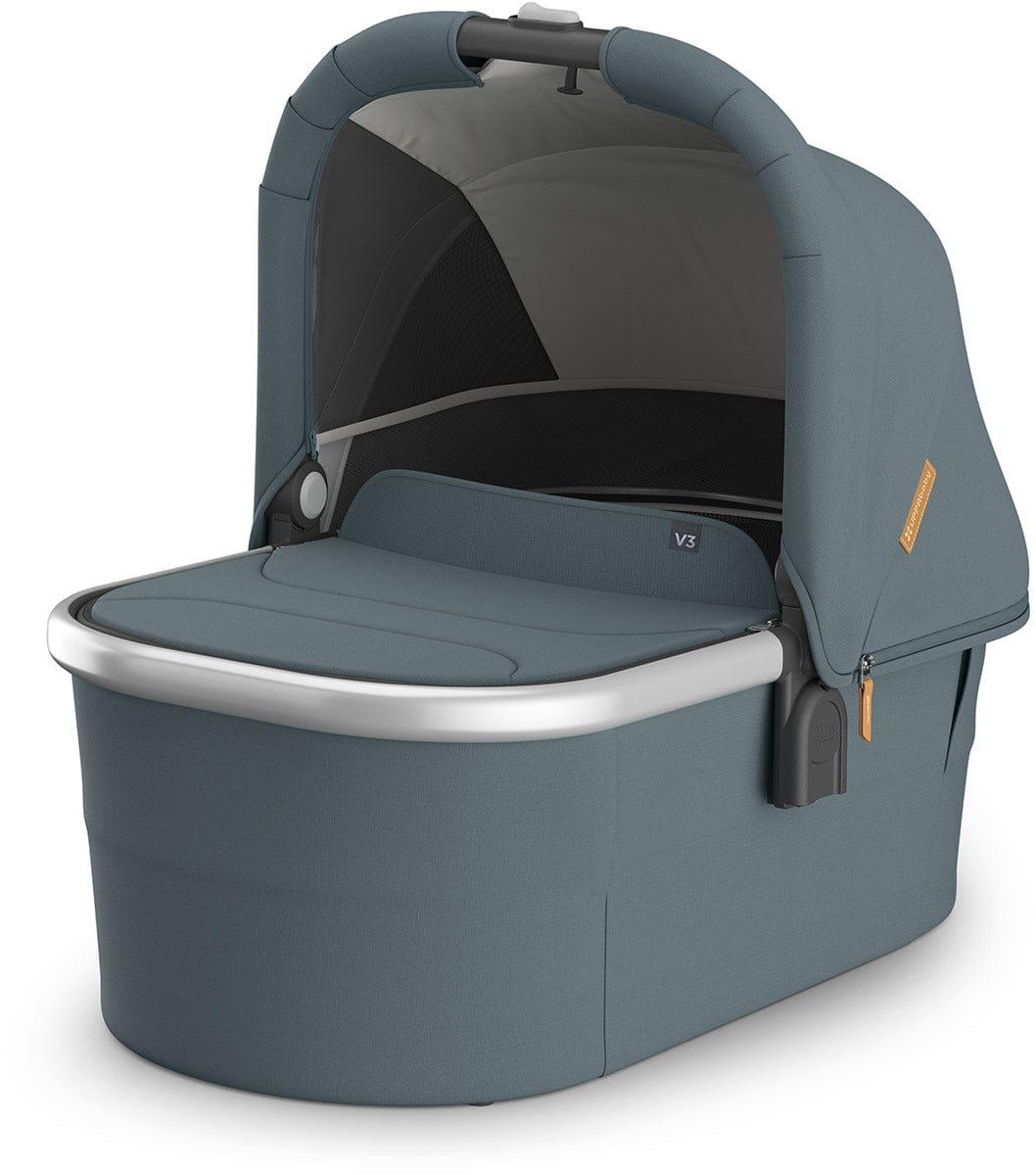 UPPAbaby OPEN BOX Vista, Cruz, Ridge Bassinet V3 - Callum (Stone Blue / Silver Frame) - 0903-BAS-NA-CLM-OB