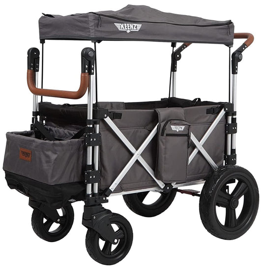 Keenz 7S+ (4 Seater) Stroller Wagon - Grey