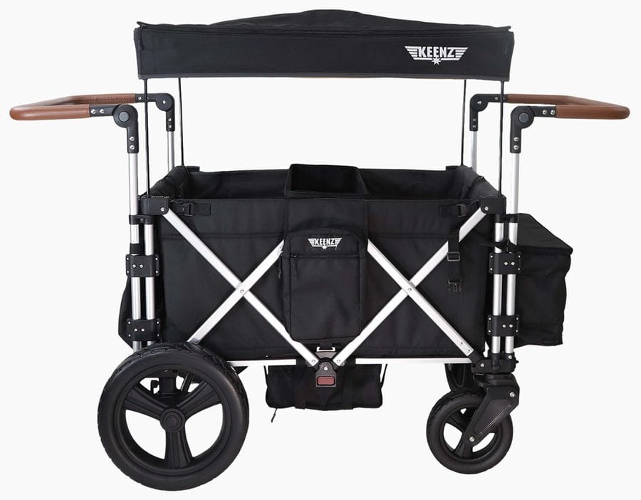Keenz OPEN BOX 7S+ (4 Seater) Stroller Wagon - Black - KEENZ-7SPLUS-BLACK-ob