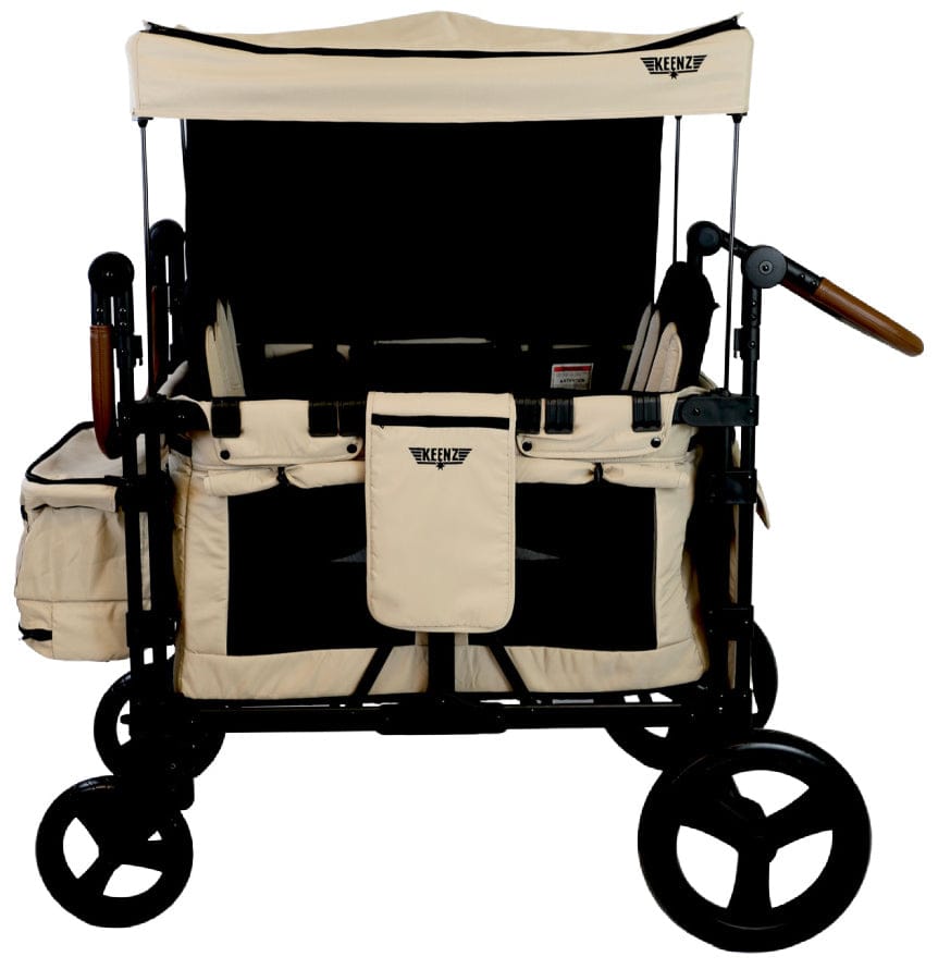 Keenz XC 2.0 (2 Seater) Stroller Wagon - Mocha - KEENZ-XC-2-0-MOCHA