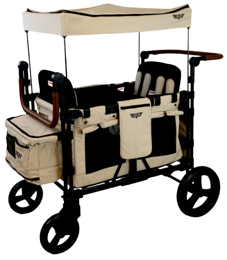 Keenz XC+ 2.0 (4 Seater) Stroller Wagon - Mocha - KEENZ-XC-PLUS-2-0-MOCHA