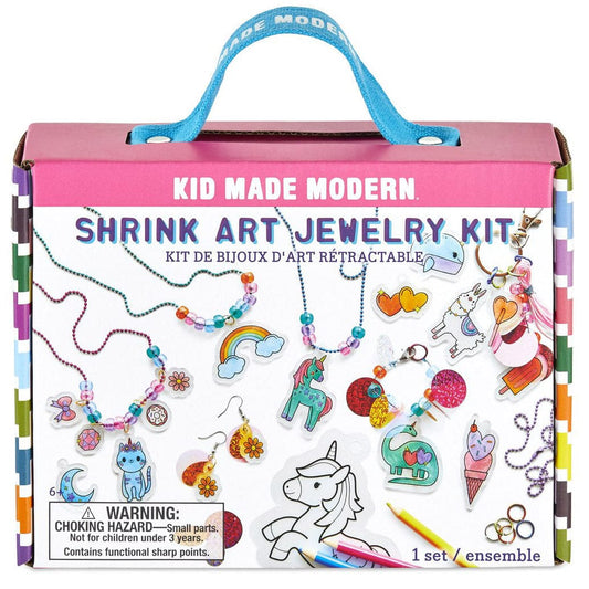 Kid Made Modern Shrink Art Jewelry Kit - K621