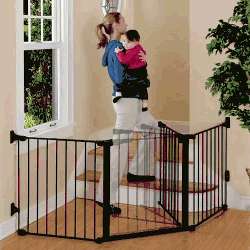 Kidco Auto Close Configure Gate - Black - G3001