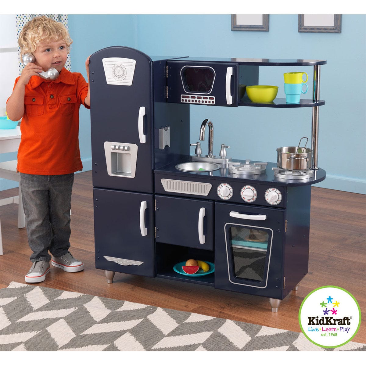 KidKraft Navy Vintage Kitchen - 53296