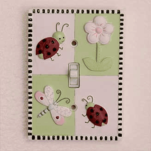 Kids Line Lady Bug Switch Plate Cover