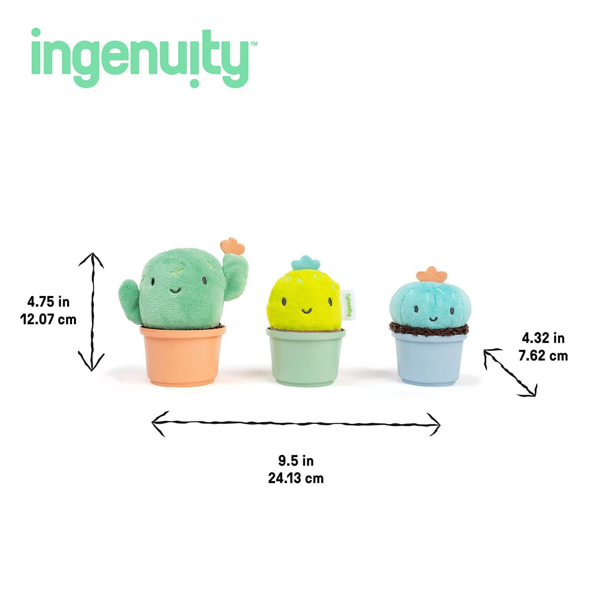 Kids2 Ingenuity Calm Springs Nesting Rattles