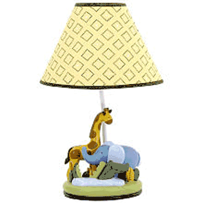 KidsLine African Dreams Lamp & Shade