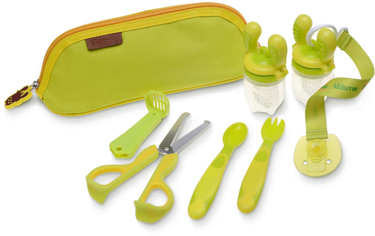 Kidsme Baby Mealtime Kit - Green/Yellow - 9922