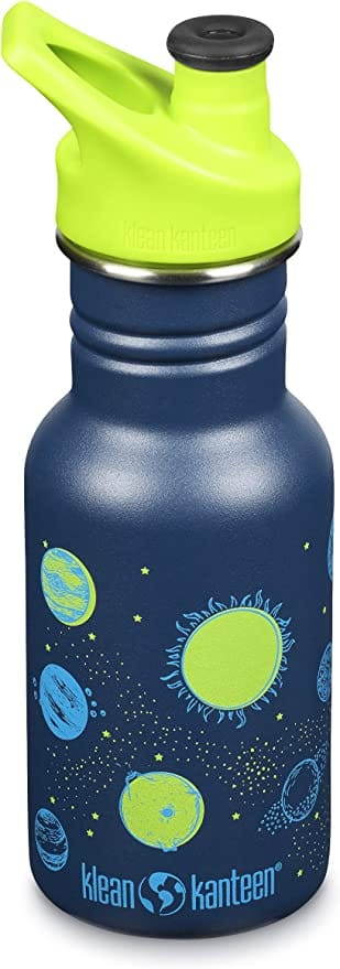 Klean Kanteen Kid Classic Sport Bottle, 12 oz - Planets - 1008863