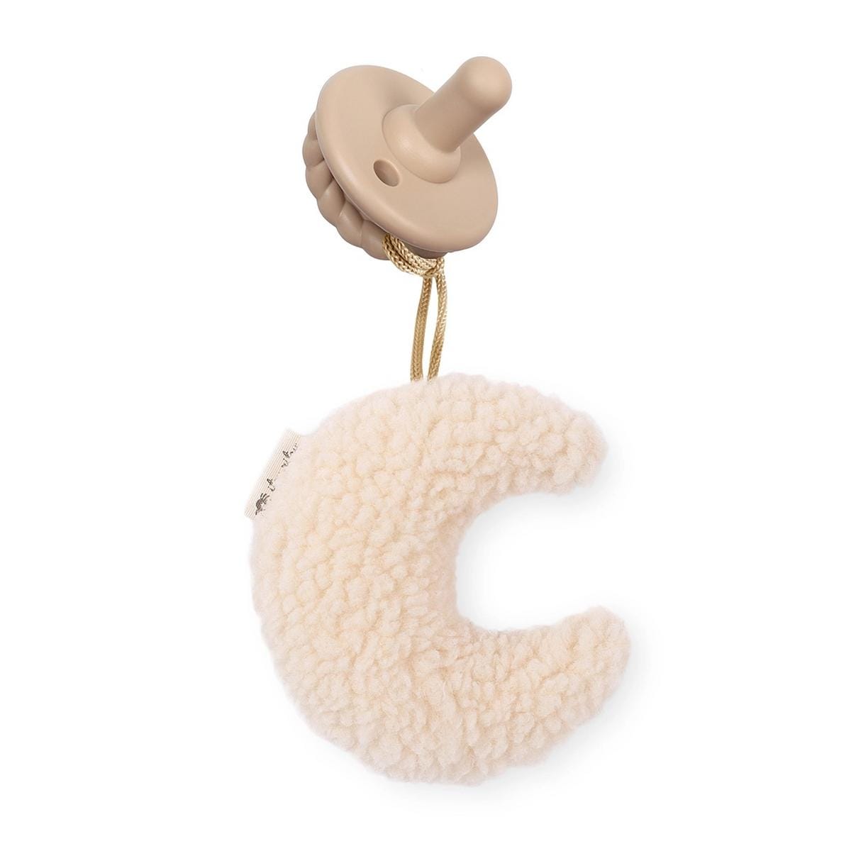 Itzy Ritzy Sweetie Pals Silicone Pacifier and Plush Pal - Moon w/ Toast Paci - PPAL8542