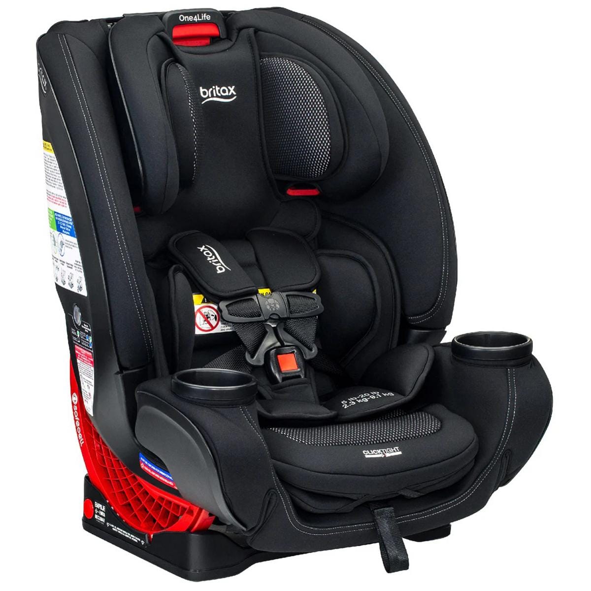 Britax OPEN BOX One4Life ClickTight All-in-One Convertible Car Seat - Cool Flow Carbon - E1C904F-fob