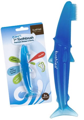 Kushies Baby's 1st Toothbrush - Blue - 80207