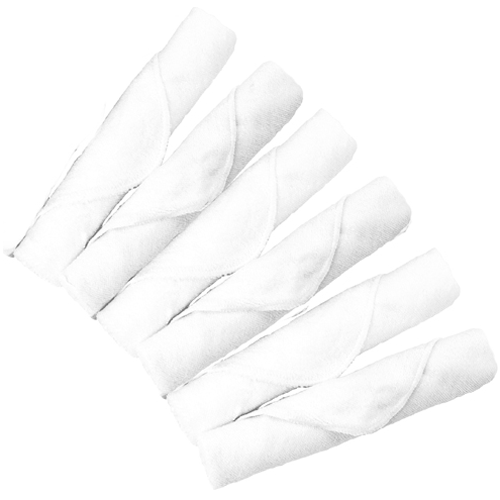Kushies Baby Washcloths in White - 6 Pack - 64408-00371